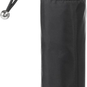 totes Compact Water-Resistant Travel Foldable Umbrella, One Size, Black